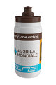 Cyklistická fľaša na vodu - AG2R 2020 550 ml - hnedá/biela/modrá