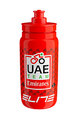 ELITE Cyklistická fľaša na vodu - UAE 550 ml - červená