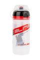 Cyklistická fľaša na vodu - CORSA MTB 550 ml - transparentná/červená