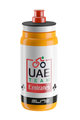 Cyklistická fľaša na vodu - UAE 2017  - biela/žltá/červená/čierna