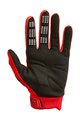 FOX Cyklistické rukavice dlhoprsté - DIRTPAW GLOVE - čierna/červená