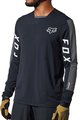 FOX Cyklistický dres s dlhým rukávom zimný - DEFEND PRO - čierna