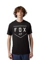 FOX Cyklistické tričko s krátkym rukávom - SHIELD - čierna
