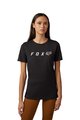FOX Cyklistické tričko s krátkym rukávom - ABSOLUTE LADY - čierna