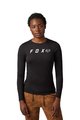 FOX Cyklistické tričko s dlhým rukávom - ABSOLUTE LADY - čierna