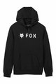 FOX Cyklistická mikina - ABSOLUTE FLEECE PO - čierna