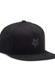 FOX Cyklistická čiapka - FOX HEAD SNAPBACK - čierna