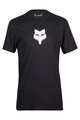 FOX Cyklistické tričko s krátkym rukávom - FOX HEAD PREMIUM - čierna