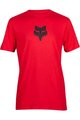 FOX Cyklistické tričko s krátkym rukávom - FOX HEAD PREMIUM - červená