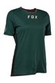 FOX Cyklistický dres s krátkym rukávom - DEFEND LADY - zelená