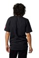 FOX Cyklistické tričko s krátkym rukávom - DETONATE PREMIUM - čierna