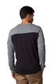 FOX Cyklistické tričko s dlhým rukávom - EFEKT - čierna/šedá