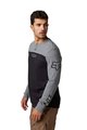 FOX Cyklistické tričko s dlhým rukávom - EFEKT - čierna/šedá