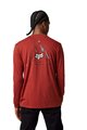 FOX Cyklistické tričko s dlhým rukávom - FINISHER - červená