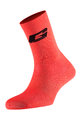 GAERNE Cyklistické ponožky klasické - PROFESSIONAL  - červená/čierna