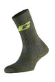 GAERNE Cyklistické ponožky klasické - PROFESSIONAL  - zelená/žltá