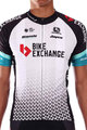 GIORDANA Cyklistický dres s krátkym rukávom - BIKE EXCHANGE 2021 - biela/čierna
