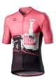CASTELLI Cyklistický dres s krátkym rukávom - HUNGARY BIG START - ružová/čierna/biela