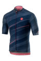 CASTELLI Cyklistický dres s krátkym rukávom - GAVIA MORTILO 2019 - modrá/ružová