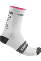 CASTELLI Cyklistické ponožky klasické - GIRO 2019 - biela