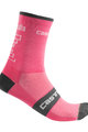 CASTELLI Cyklistické ponožky klasické - GIRO 2019  - ružová