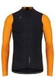GOBIK Cyklistická zateplená bunda - MIST BLEND - čierna/oranžová