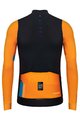 GOBIK Cyklistická zateplená bunda - MIST BLEND - čierna/oranžová