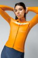 GOBIK Cyklistický dres s dlhým rukávom zimný - HYDER LADY - oranžová