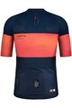 GOBIK Cyklistický dres s krátkym rukávom - CX PRO 2.0 - oranžová/modrá