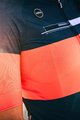 GOBIK Cyklistický dres s krátkym rukávom - CX PRO 2.0 - oranžová/modrá