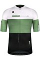 GOBIK Cyklistický dres s krátkym rukávom - CX PRO 2.0 - čierna/biela/zelená