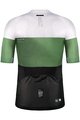 GOBIK Cyklistický dres s krátkym rukávom - CX PRO 2.0 - čierna/biela/zelená