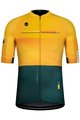 GOBIK Cyklistický dres s krátkym rukávom - CX PRO 2.0 - žltá/zelená