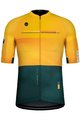 GOBIK Cyklistický dres s krátkym rukávom - CX PRO 2.0 - žltá/zelená