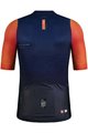 GOBIK Cyklistický dres s krátkym rukávom - CX PRO 2.0 - oranžová/modrá