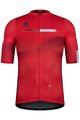 GOBIK Cyklistický dres s krátkym rukávom - STARK - červená