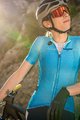 GOBIK Cyklistický dres s krátkym rukávom - STARK ZIRCON LADY - modrá/svetlo modrá