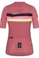GOBIK Cyklistický dres s krátkym rukávom - STARK LADY - bordová/ružová/žltá