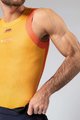 GOBIK Cyklistické tričko bez rukávov - SECOND SKIN - oranžová/žltá