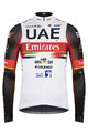 GOBIK Cyklistický dres s dlhým rukávom zimný - UAE 2021 PACER - biela/červená