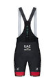 GOBIK Cyklistické nohavice krátke s trakmi - UAE 2021 LIMITED 4.1 - čierna