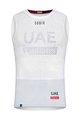 GOBIK Cyklistické tričko bez rukávov - UAE 2022 SECOND SKIN - biela