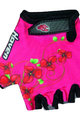 HAVEN Cyklistické rukavice krátkoprsté - DREAM KIDS - ružová/čierna