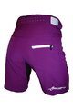 HAVEN Cyklistické nohavice krátke bez trakov - AMAZON LADY - fialová