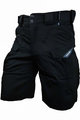 HAVEN Cyklistické nohavice krátke bez trakov - CUBES BLACKIES - čierna
