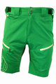 HAVEN Cyklistické nohavice krátke bez trakov - NAVAHO SLIMFIT - zelená