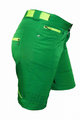 HAVEN Cyklistické nohavice krátke bez trakov - AMAZON LADY - zelená/žltá