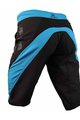 HAVEN Cyklistické nohavice krátke bez trakov - RIDE-KI SHORT - modrá/čierna