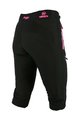 HAVEN Cyklistické nohavice krátke bez trakov - ENERGY THREEQ 3/4 W - ružová/čierna