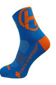 HAVEN Cyklistické ponožky klasické - LITE SILVER NEO - oranžová/modrá